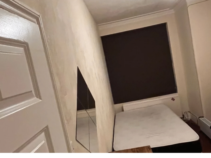 Modern double bedroom with furniture, heating, and all bills included